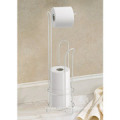 Interdesign chromé support rouleau papier toilette avec porte-